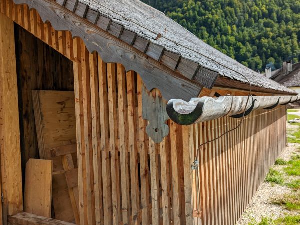 Wood Gutter Installation in Pickens